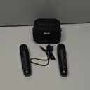 Karaoke Machine for Kids and Adults, Mini Portable Bluetooth Speaker with 2 Wireless Microphones, Led Lights for TV, Kids Gifts for Girls Boys Family Party Birthday (Black)