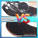 27"x 8" Complete Skateboard for Beginners Youth Teens Kids Boys or Girls with Plastic Deck ABEC 7 Bearings