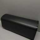 Architectural Mailboxes Parsons Rust-Proof Plastic Post Mounted Mail Box for Outside, Black, Medium Curbside Mailbox, USPS Approved for Residential Delivery