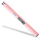 Electric Candle Lighter Valentine's Day Gifts for Women Mom Men Wife USB Arc Rechargeable Windproof Lighter for Candle BBQ Birthday Housewarming Gift Idals (Rose Gold)