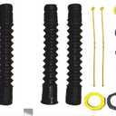 EZ-POUR HI-FLO Spout Replacement With Extension & Vent Kit (Pack of 2) | Fits 1-3/4" Openings | Compatible With All EZ-POUR Adapters | Allows for FAST Flow & Extends to be a 16 Spout | Fits Water Jugs Or Gas Cans (40051)