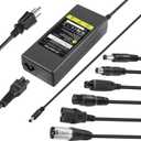 Cargador de 42V 2A con 7 conexiones de enchufes, para maquinilla de afeitar/Jetson/Voyage, gotrax, cargador ninebot para batera de iones de litio de 36V 10S