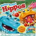 Hungry Hungry Hippos Game for Preschoolers | Instant Marble Relaunch, Easy Set-Up & Storage| Ages 4 and Up | 2 to 4 Players | Kids Games (Medium)