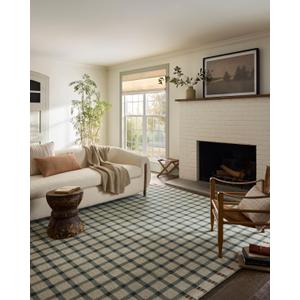 Loloi Magnolia Home by Joanna Gaines Waylon Collection WAY-02 Spa/Brick 7'-9" x 9'-9" Area Rug