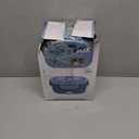 Herrfilk Electric Lunch Box Food Heater, 3 in 1 Ultra Quick Heated Lunch Boxes for Adults, 12V/24V/110V Portable Food Warmer for Car/Truck/Office With Fork Spoon and Insulated Carry Bag (Light Blue)