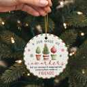 2 x Coworker Christmas Ornament 2025 - Appreciation Gifts for Coworker Employee Boss Colleauge, Xmas Gifts for Coworkers, from Coworkers to Friends, Ceramic Ornaments for Christmas Tree