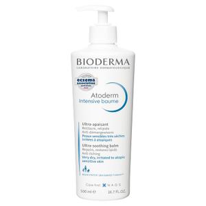 Bioderma Atoderm Intensive Balm, Hydrating Balm for Dry to Atopic Sensitive Skin, Face & Body Moisturizer with Ultra Soothing Anti-Itching Formula, Fragrance-Free, Non-Greasy & Non-Sticky for Family (16.7 Fl Oz (Pack of 1))