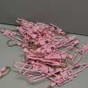 Roowest 36 Pcs Mini Skeleton Figurines Bulk, 6.7" Pink Halloween Skeletons Decor Small Plastic Hanging Skeletons for Halloween Craft Graveyard Haunted House Accessories Party Decor