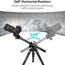 SmallRig CT200 72.8"/200cm Horizontal Overhead Tripod for Camera with Smartphone Holder & Carrying Bag, 33lb Max Load Aluminum Horizontal Camera Tripod for Overhead Shots