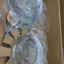 24 Pcs Pots and Pans Set, Non Stick Ceramic Cookware Set with 3 Stockpots, Healthy Non-Toxic, Large Capacity, Induction Compatible, PFAS/PTFE/PFOA Free, Cream White