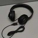 AOC USB Headset with Microphone for PC, Over-Ear Wired Headphones with Noise-Cancelling Mic, 40mm Audio Drivers, USB-A Computer Headset for Office, Teams, Call Centers & Online Meetings (Black)