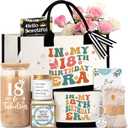 18th Birthday Gifts for Girls, Unique 18th Birthday Gift Ideas for 18 Year Old Girl, Cool 18 & Fabulous Gift Basket for Daughter Niece Granddaughter Bestie Friends, Teen Girls Women Birthday Presents