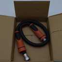 Giraffe Tools Garden Leader Hose 3ft x 5/8", Short Water Hose Heavy Duty, Flexible, Lightweight Hybrid Hose with Swivel Handle, Male to Female Fittings, Burst 600 PSI