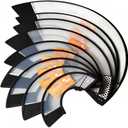 Adjustable Soft Pet Cone Collar for Dogs and Cats - Comfortable Elizabethan Collar for Surgery Recovery, Wound Protection, Grooming & Licking Prevention (Black, M)