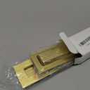 Pocket Door Handles and Edge Pull Brushed Gold,Stainless Steel 6Inch Pocket Door Hardware Latch,Recessed Finger Flush Pulls,for Closet,Sliding,Barn Door