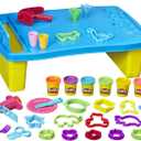 Play-Doh Play 'n Store Table Toy, 25+ Accessories, 8 Cans of Assort. Colors, Back to School Classroom Supplies, Kids Arts & Crafts, Preschool Toys, Ages 3+ 