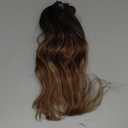 Loxxy DIY Long Human Hair Tape in Extensions - One Piece Wide Tape in Hair Extensions Human Hair 50g - Balayage Chocolate Brown to Caramel Blonde, PU Wide Weft 31.5" (80cm), 16 Inch