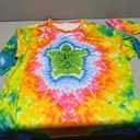 Colorful Tie Dye Sea Turtle Shirt, Size XXL
