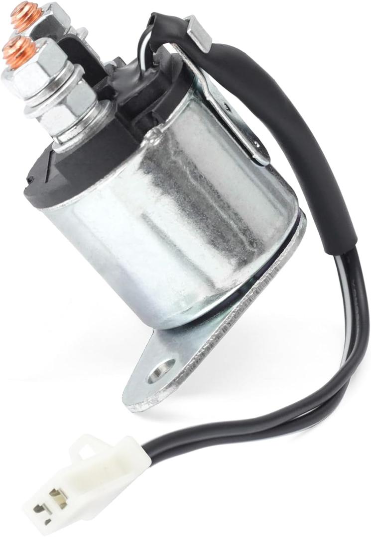 Starter Motor Solenoid W/2-Wire Plug Pigtail Replacement for Generac GP6500E GP7500E GP8000E for A-ipower SUA9000E SUA10000EC for Predator 7000/8750W 420cc