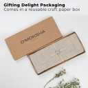Signature Linen by D'Moksha Natural Table Runner 72 Inches Long, 100% Pure Linen, Hemstitch, 14 x 72 Inch Table Runner for Dresser, Dining- Spring, Summer