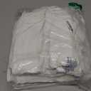 Amazon Essentials Men's V-Neck Undershirt, Breathable Cotton, Pack of 6 (Large, White)