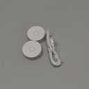 195 Seconds Message Voice Recorder, Voice Recording Button Record Custom Messages for Crafts, Stuffed Bear, Baby Doll,Pillow and Xmas Halloween New Year Birthday Presents White-2P