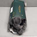 BENVWE Fluffy Faux Fur Throw Blanket for Couch, Soft Plush Thick Cozy Fuzzy Luxury Minky Bubble Blanket for Home Living Room Decor Gift for Women, Tie-dye Grey, 50" x 60", 1100GSM