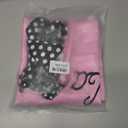 VLUV Pink Halloween Costumes Set, Women's Halloween Retro Satin Jacket Set with Scarf Headbands Glasses Accessories (Pink, XXL)