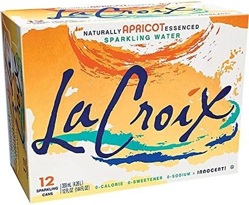 La Croix Natural Apricot Flavour Sparkling Water 355 ml