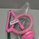 Skip Ball - Foldable Colorful Flash Wheel Indoor Outdoor Game Fitness Toys for Kids, Cool Kids Toys Christmas Birthday Gifts for Girls Boys Age 6 7 8 9 10+ Year Old (Pink)