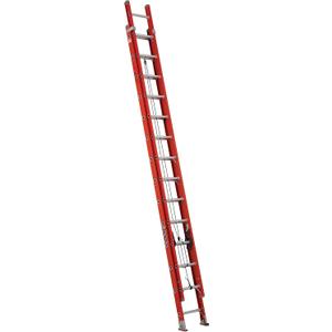Louisville Ladder 28-foot Fiberglass Extension Ladder, 300-Pound Load Capacity, Type IA, FE3228