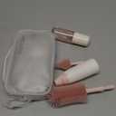 Momcozy Bottle Brush Kit, Innovative Push-Press Design for Better Cleaning - Baby Bottle Cleaner Brush for Baby Bottle, Breast Pumps, Nipples, and More - Can Generate Foam for Better Cleaning, Pink (Press Bubble Style)