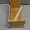 Wood Masking Tape Dispenser & Holder - Multi Roll Tape Dispenser & Cutter - 9.6" x 5.5" x 5" for Painting, Kitchen & Office