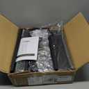 Furologee 5-Tier Ladder Shelf, Narrow Ladder Bookshelf with Drawer, 55.6Tall Industrial Bookcase Storage Rack Organizer, Freestanding Storage Shelve for Living Room, Home Office, Bedroom, Black Oak