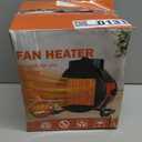 Outdoor Patio Heaters - 1500W Portable Electric Garage Heater with 2S Fast Heating, Overheat Protection, Heaters Heat Up in 3 Modes, Patio Heaters for Outdoors, Tents and Indoors, Red