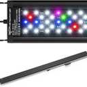 SEAOURA Led Aquarium Light for Plants-Full Spectrum Fish Tank Light with Timer Auto On/Off, 48-54 Inch, Adjustable Brightness, White Blue Red Green Pink LEDs with Extendable Brackets for Freshwater