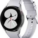 Lerobo No Gap Band Compatible With Samsung Galaxy Watch 7 5 4 6 (44mm 40mm), Watch 5 Pro (45mm), 4 Classic (46mm 42mm) - 20mm Quick Release Sport Replacement for Women Men (LightGray)