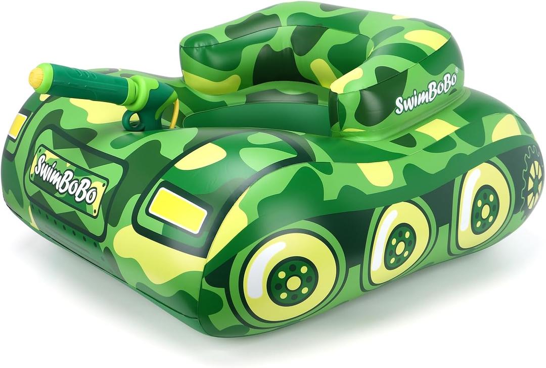 Swimbobo Toddler Pool Float Inflatable Car Baby Swim Float with Adjustable Sun Canopy and Safety Seat Pool Toys for Kids 3+ Years Old Swimbobo Toddler Pool Float Inflatable Car Baby Swim Float with Adjustable Sun Canopy and Safety Seat Pool Toys for Kids 3+ Years Old