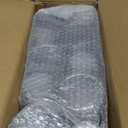 LIYH 100 Pcs 16 oz Silver Plastic Cups - Clear Plastic Tumblers with Silver Rim Big Size Fancy Disposable Clear Cups for Party & Wedding