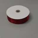 1-1/2" Wide x 100 Yards Single Faced Polyester Red Satin Ribbon, Perfect for Wedding, Gift Wrapping, Bow Making & Other Projects (Red)