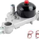 AW5081 Engine Water Pump with Gasket Compatible with 01-04 Avanti, 98-02 Camaro, 97-04 Corvette, 98-02 Firebird, 04-05 GTO 5.7L/6.0L Replace for AW5081, 19195105