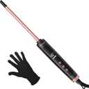 Ufree 3/8 Inch Small Curling Iron, 9 Temperature Setting Curling Wand for Long & Short Hair, Ceramic Small Barrel Curling Iron with LCD Display, Dual Voltage Hair Curlers, Women Gifts