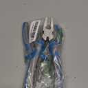 2 Piece Glass Breaker Pliers and Hammer Cutting Pliers Set with 2 Pairs Rubber Tips, Professional Glass Pliers, Blue (Breaking&Grozer)