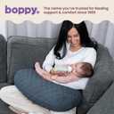 Boppy Nursing Pillow, Luxe Ergonomic Breastfeeding & Baby Feeding Support