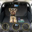 SUV Cargo Liner for Dog Car Seat Cover Waterproof Pet Cargo Cover Nonslip Dog Seat Cover with Bumper Flap Protector for SUV Trunk Sedans Vans70L*40W