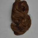 Jakoo BJD Doll Wig High Temperature Filament Pure Fringe Hair Wig Doll Cut DIY for 2124cm Head Circumference Light Brown