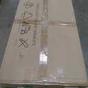 Whole Piece 1-Inch Thick Standing Desk with Side Storage Bag, Cable Management Tray, Monitor Stand Riser, Electric Adjustable Height Rising Table, Ergonomic Office Computer Desks 47.2x23.6 Inch