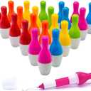 30pcs Bowling Ballpoint Pen Cute Cartoon Retractable Ball Pen (Random Color)