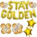 Gold Birthday Decorations Golden Birthday Decor Golden Birthday Decorations For Girls Gold Party Decor Golden Girls Party Supplies Golden Girls Party Decorations Stay Golden Balloons