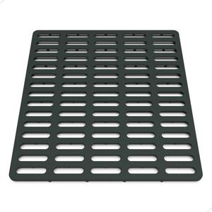 Sink Protector Mat, Kitchen Sink Protector, Silicone Mat, Dishwasher Safe, No Odor, Elevated Feet, 12.2 x 11.34 (Small, Black)